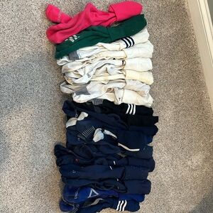 LOT OF 19 SOCCER SOCKS